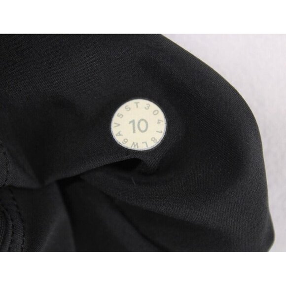 Lululemon Women's Light Strides Crop 23" Pants Gray Black Travel Work Studio 10 - Picture 7 of 8